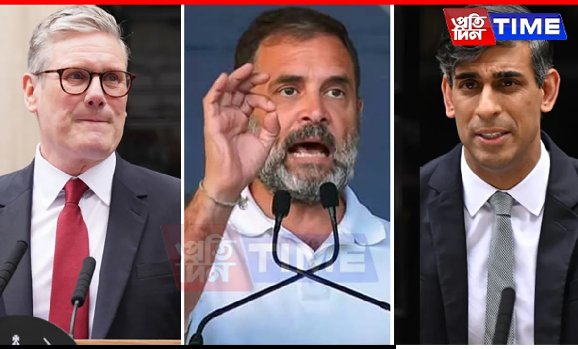"Victories And Setbacks...": Rahul Gandhi Writes To Rishi Sunak, Keir Starmer